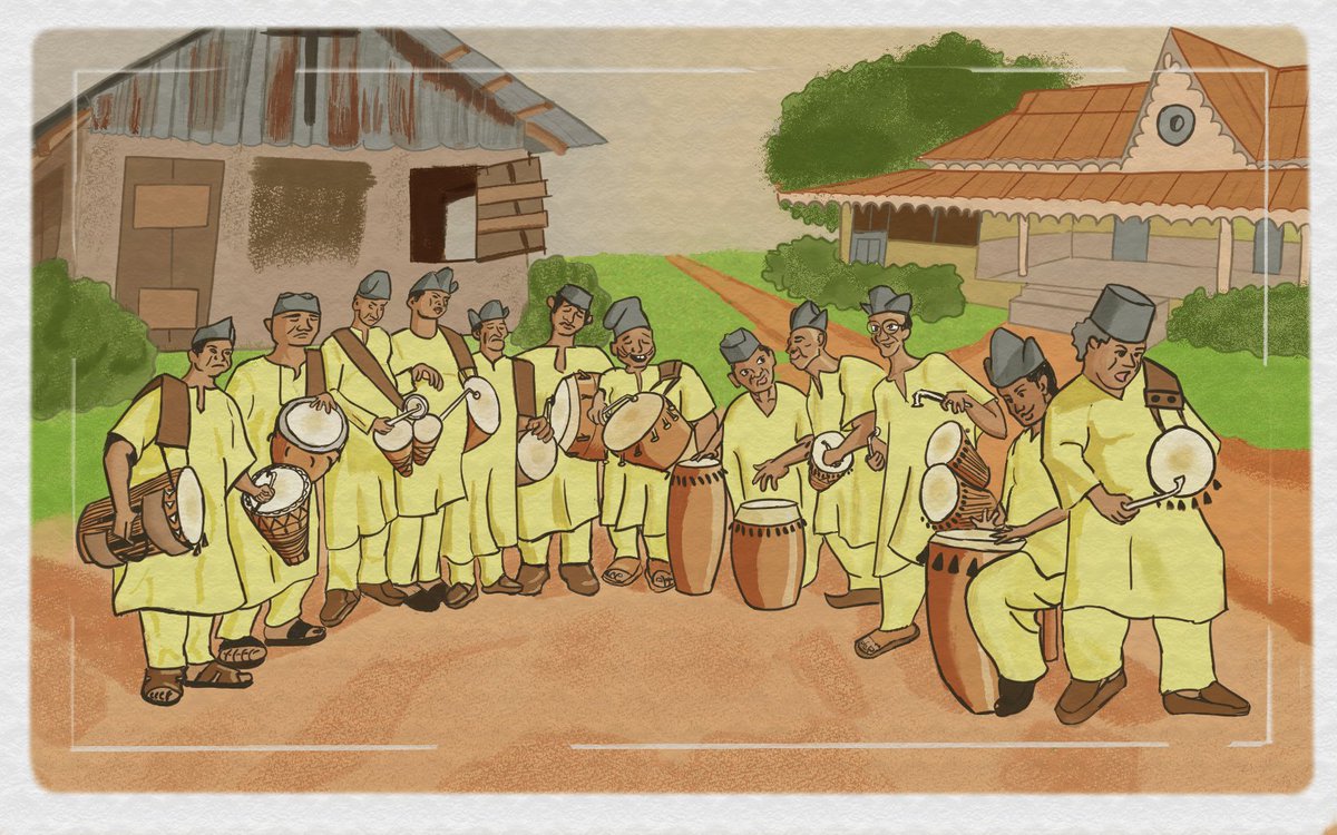 MichaelBonseni's tweet image. Day 12: Twelve drummers drumming 

Title - “Drum the pain away”