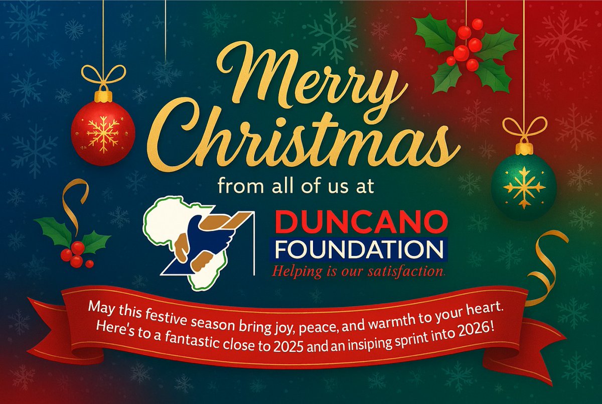 DuncanoK64909's tweet photo. Wishing you a Merry Christmas 2025.  A fanta-stic close to 2025 and an inspiring spirint into 2026! https://t.co/N2YBU2Ihho