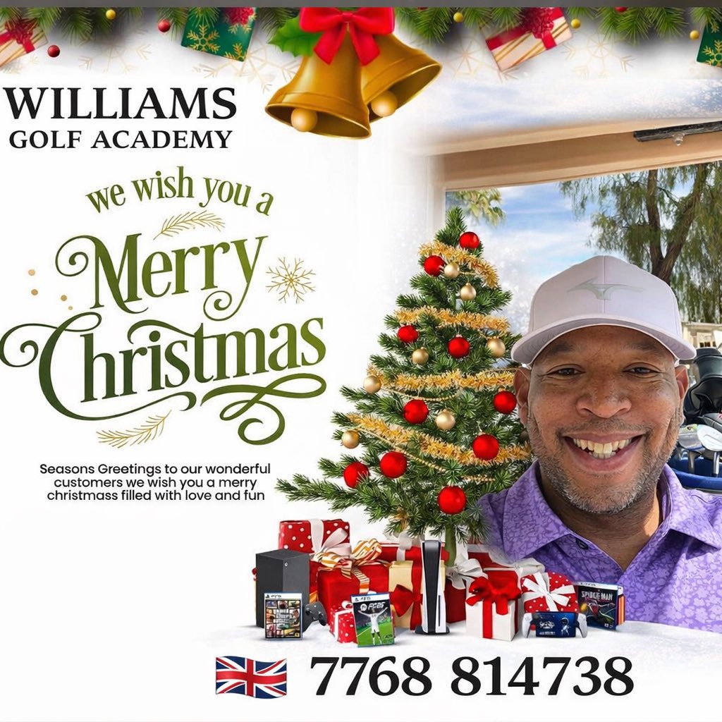Wjeff2556's tweet photo. Merry Christmas, my friends! May this season fill your hearts with joy, peace, and laughter, and may the new year bring you endless blessings. 🤍🧑🏻‍🎄⛳️ 🎄 https://t.co/2EhFoxUKos
