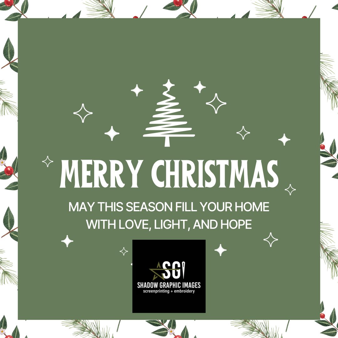 ShadowGraphic's tweet image. 🎄✨ Merry Christmas from all of us at Shadow Graphic Images! 🎉 May your holiday season be filled with creativity, joy, and moments that shine as bright as your ideas. Thank you for being part of our journey! Here's to a colorful New Year ahead! 🌟❤️ #MerryChrist...