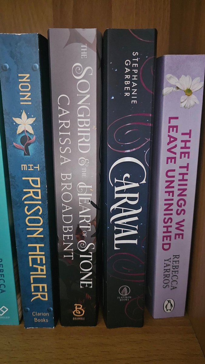 WTS
BOOKS FOR SALE

Pride and Prejudice (sealed, HB) - 950

Paperpack
Prison Healer - 600
Songbird &amp; the Heart of Stone - 900
Caraval - 550
The Things We Leave Unfinished - 600