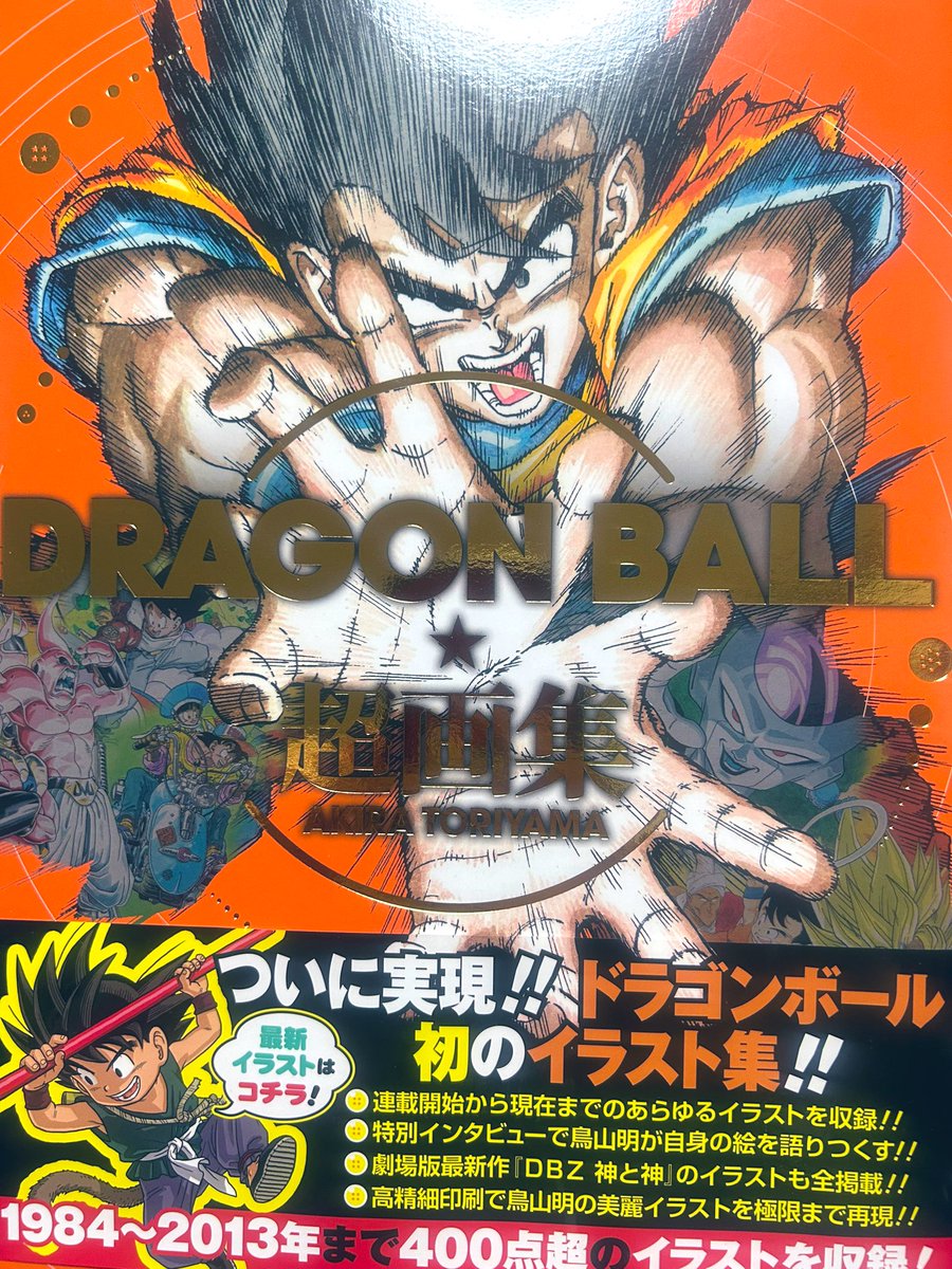 とりあえずドラゴンボールのイラストだけでも見たいという人は超画集を