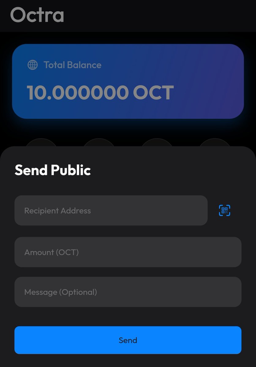 glaqzz's tweet photo. I built an open-source Android APK for Octra Wallet — local-first, minimal, and privacy-focused.

📲 https://t.co/2XNcycdBJX

@lambda0xE — would love your feedback and testing.

@octra @octrawallet 

GitHub:https://t.co/D9Dj4SAnvM https://t.co/QkDb3xvpWb