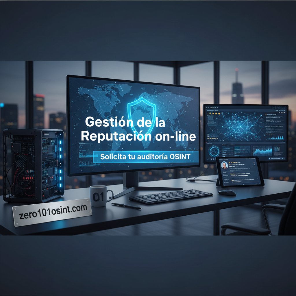 Tu reputación online es FRÁGIL. 📉 Un solo tweet o reseña puede hundirte. Descubre cómo OSINT la blinda. #OSINT #ReputacionDigital
Gestión de Reputación Online con OSINT | Controla tu Imagen Digital
