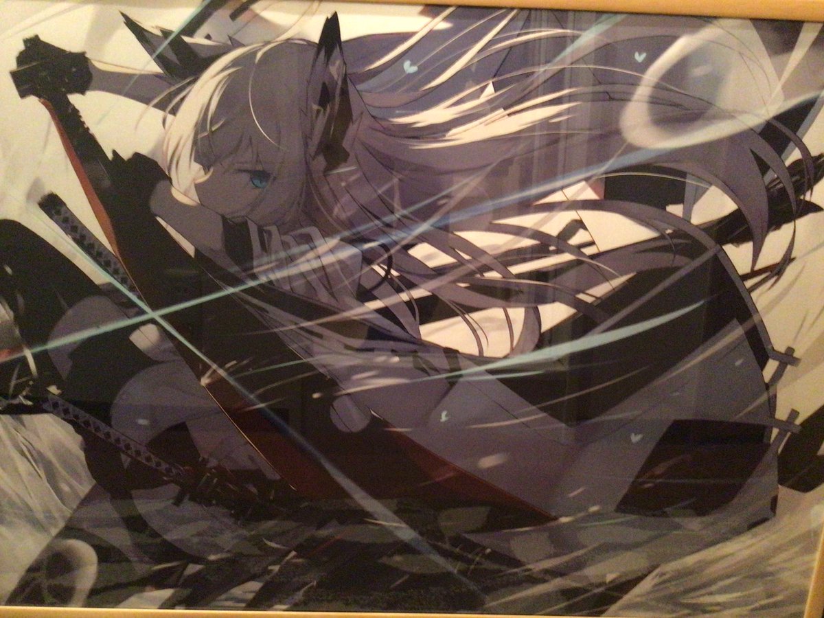 なんとですね、ついにみと先生描き下ろしの江風複製原画を入手すること