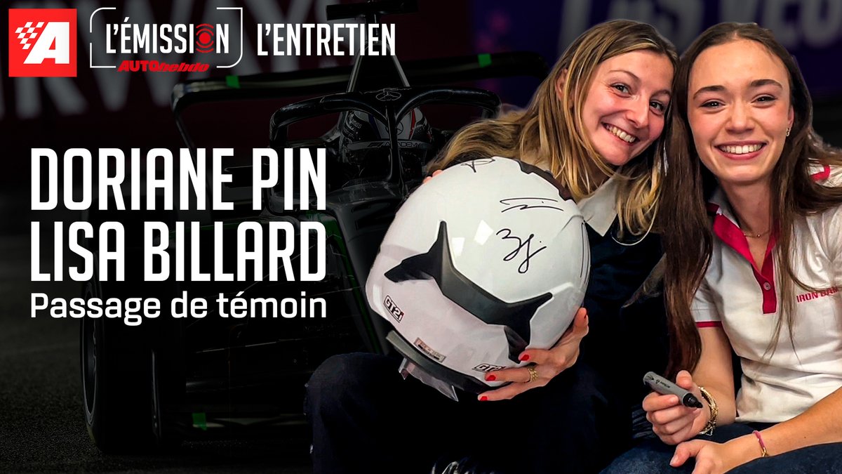 autohebdo's tweet image. Vous pouvez considérer ça comme notre cadeau de Noël 🎄 😁

45 minutes d'entretien avec @DorianePin et Lisa Billard, qui sont passées par notre studio pour parler (entre autres) de leur parcours en monoplace !

autohebdo.fr/actualites/aut…