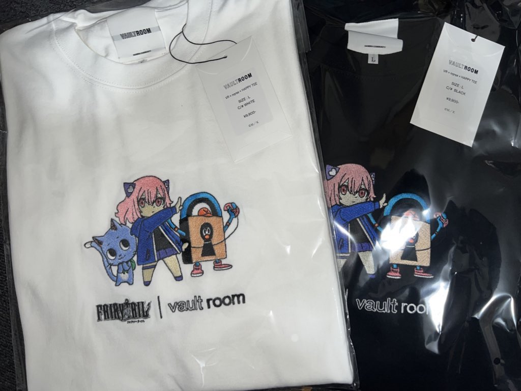 vaultroomとnqrseコラボまじで可愛すぎ 何故か昨日一緒に届かなかった
