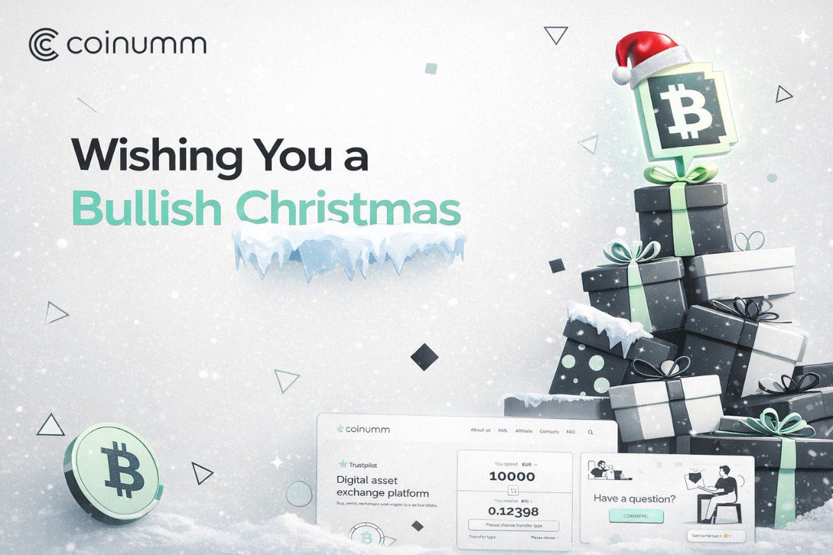coinumm's tweet photo. 🎄 Merry Christmas! 🎄

Wishing everyone a joyful holiday season filled with peace, good vibes, and plenty of green candles ❤️ https://t.co/wQ4ZLKVwsN