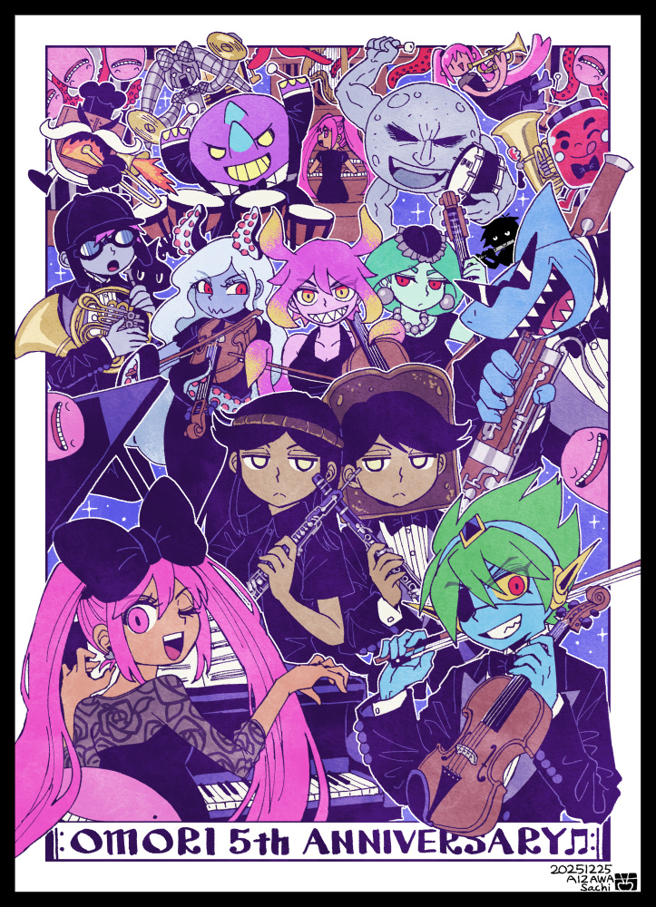 🎼 OMORI 5周年おめでとうございます！ #OMORIFANART