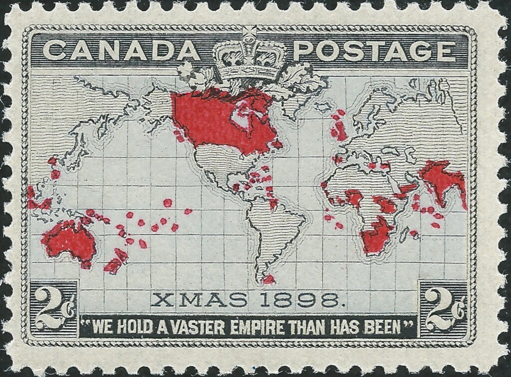 First_Stamps's tweet image. FIRST ISSUE Innovation: Canada (SG168 Sc85) issued the first Christmas stamp in the world in 1898. Printed by the American Bank Note Company. #philately #stamps