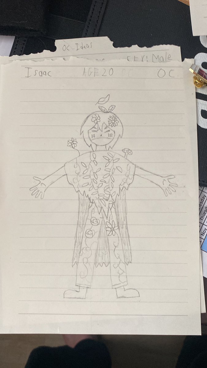 ArtfullBrazil's tweet photo. A very early sketch for Isaac https://t.co/RVPH6FddT3