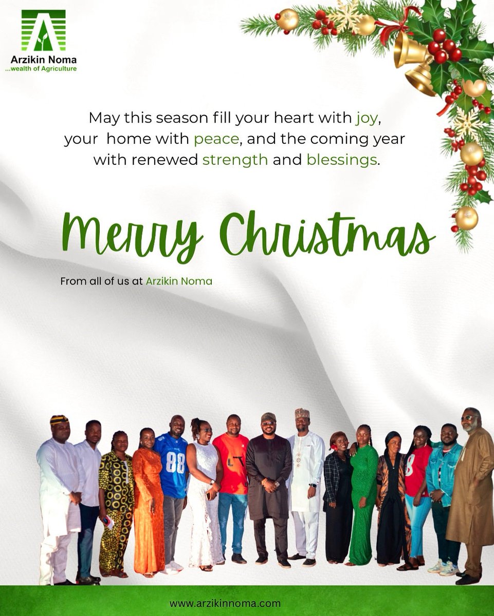 Merry Christmas from all of us at Arzikin Noma Africa💚

Wishing you peace, good health, and joy this season and beyond.

#christmas #merrychristmas #arzikinnomaafrica