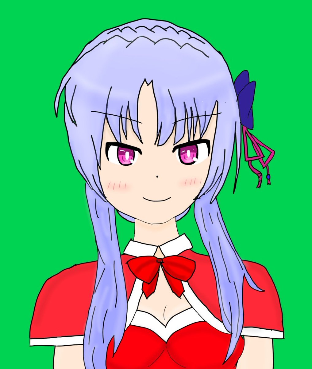 蒼描いた 久しぶりに描くと全然描けないね… #空門蒼 #サマポケ