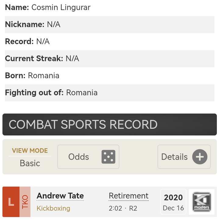 thePAXWAX's tweet image. 🚨Why Andrew Tate chose to fight in 2025?

Because he tried to do what he already done in 2020, STAGED FIGHTS with taxi drivers in the super corrupt arena RXF Romania.

Look to the fight history of his 3 opponents from 2020!

1/3
 tapology.com/fightcenter/fi…