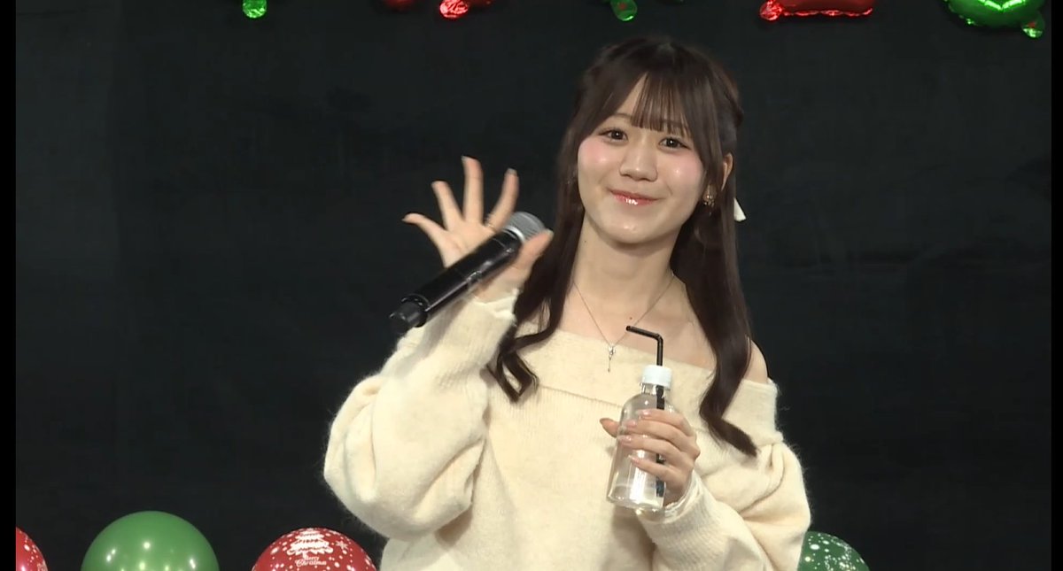 なっちゃん🥰🥰 #NGT48 #水津菜月 #すい分補給🌙 #ニコ生クリスマス