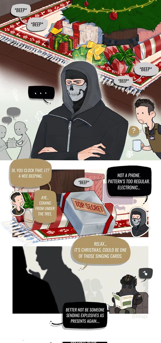 _MIRAGEXD's tweet image. Heh, Marry Christmas:3🎄🎁

#CallOfDuty #Ghost #Soap #Keegan #Kruger #König