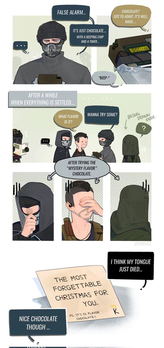 _MIRAGEXD's tweet image. Heh, Marry Christmas:3🎄🎁

#CallOfDuty #Ghost #Soap #Keegan #Kruger #König