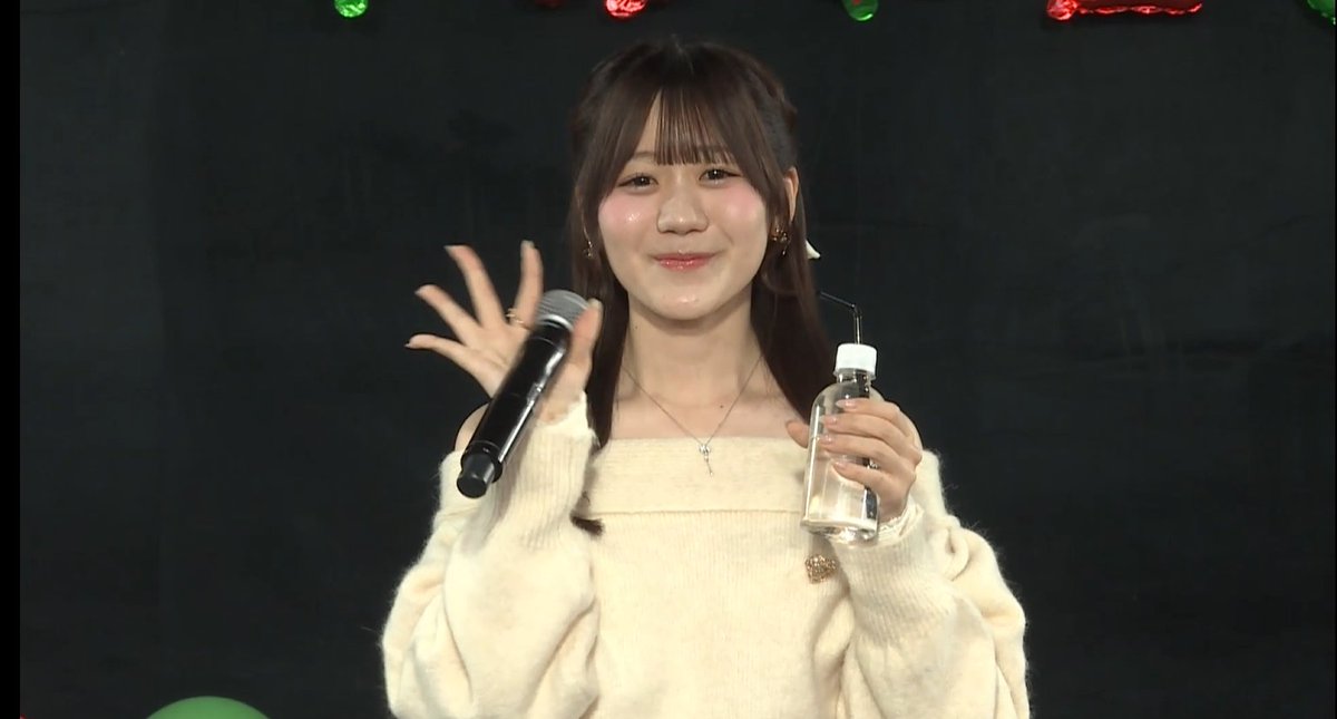 なっちゃん🥰🥰 #NGT48 #水津菜月 #すい分補給🌙 #ニコ生クリスマス