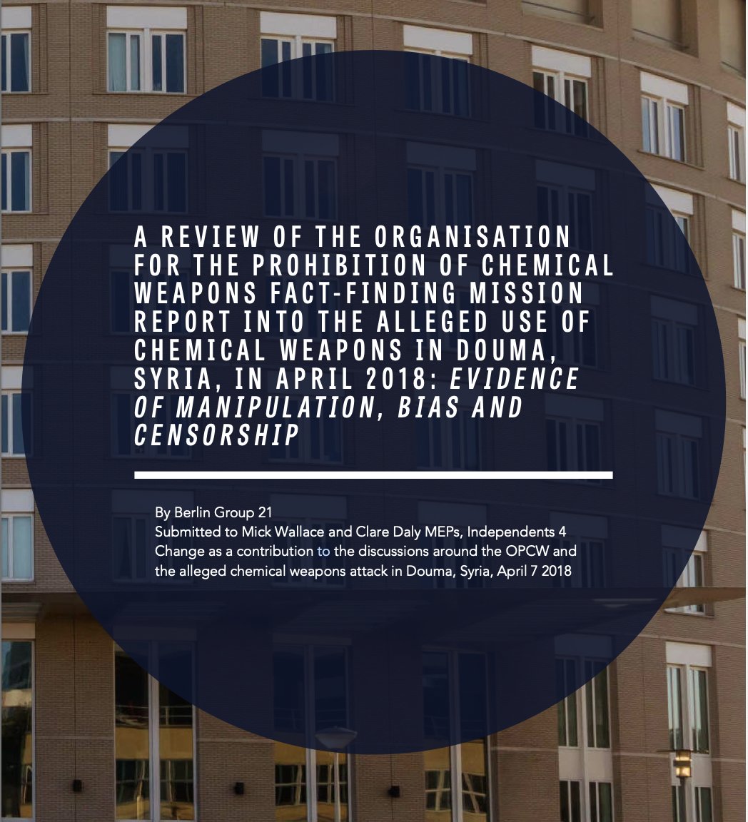 PiersRobinson1's tweet image. 4) Finally, as we now know from the testimony of @opcw whistleblowers Brendan Whelan and Ian Henderson, that official OPCW/UN investigations were subject to manipulation in order to reach 'preordained conclusions". berlingroup21.org/front-matter-a…