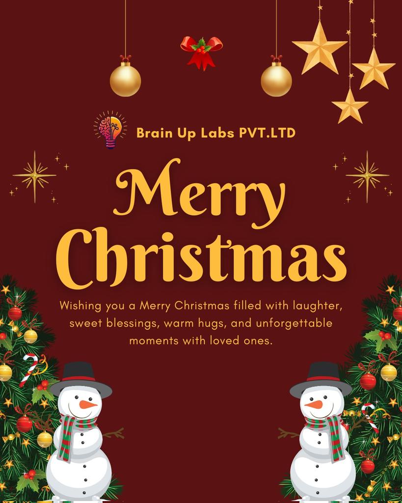 brainuplabs's tweet photo. 🎄🔥 Celebrate the season of ideas &amp; innovation!
Merry Christmas from the Brain Up Labs family 🎁✨
#MerryChristmas #BrainUpLabs #Innovation #StartupLife https://t.co/dqLVzwO38n