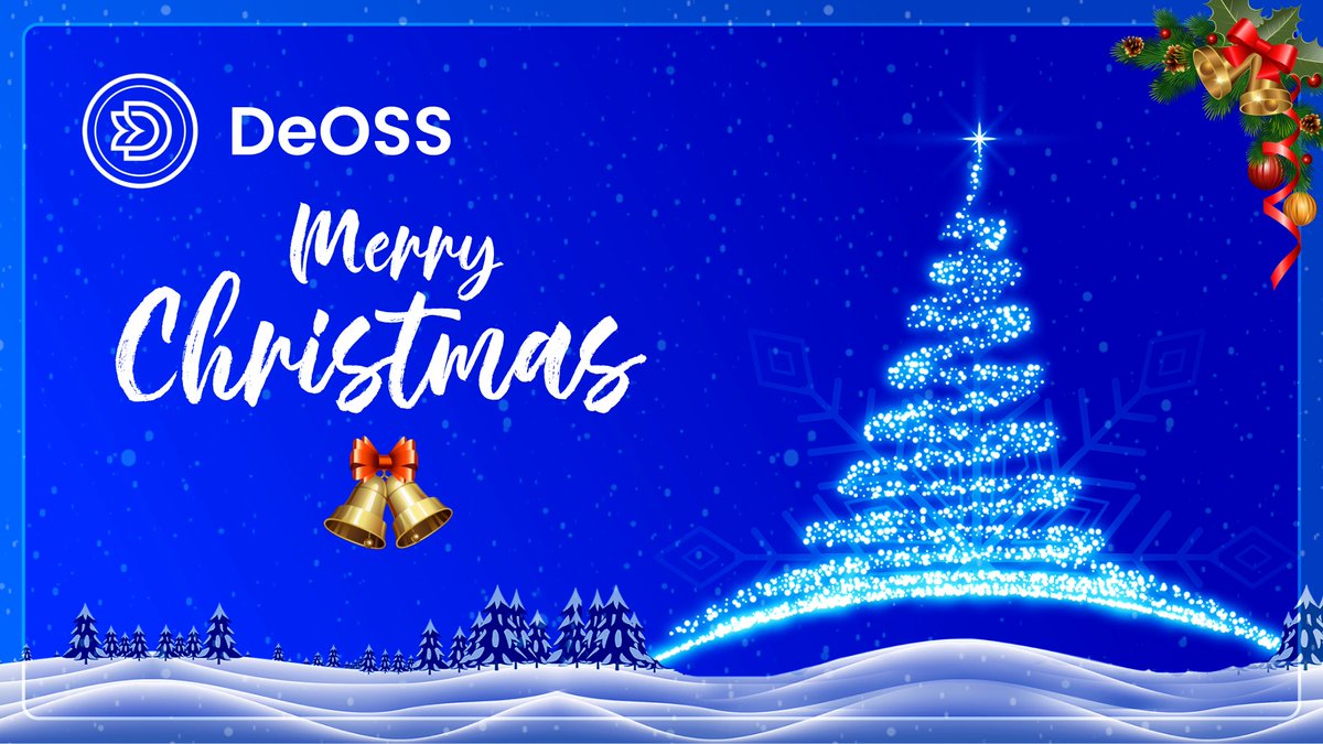 🎄 Merry Christmas!

❤ Thank you to everyone who believes in and supports DeOSS.

✨ May this Christmas bring growth in value, opportunity, and hope.

💪 DeOSS moves forward with you, toward a stronger and broader future.

#DeOSS #MerryChristmas #Web3 #BuildTogether