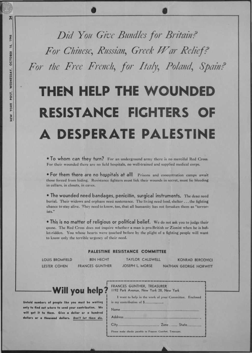<a href="/ryangrim/">Ryan Grim</a> This is awkward. "Free Palestine" and "Palestinian resistance fighters" originally referred to the Jews, while those you now call Palestinian were just called Arabs.
