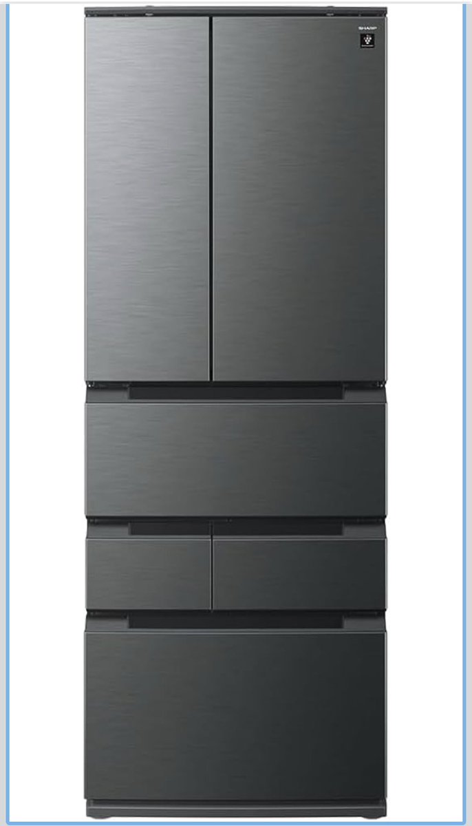 ꒰ঌ✿みか✿໒꒱　様　冷蔵庫 ジ0701-02】6ドア クリスタルミラー ‼️HITACHI 冷蔵庫 2021年