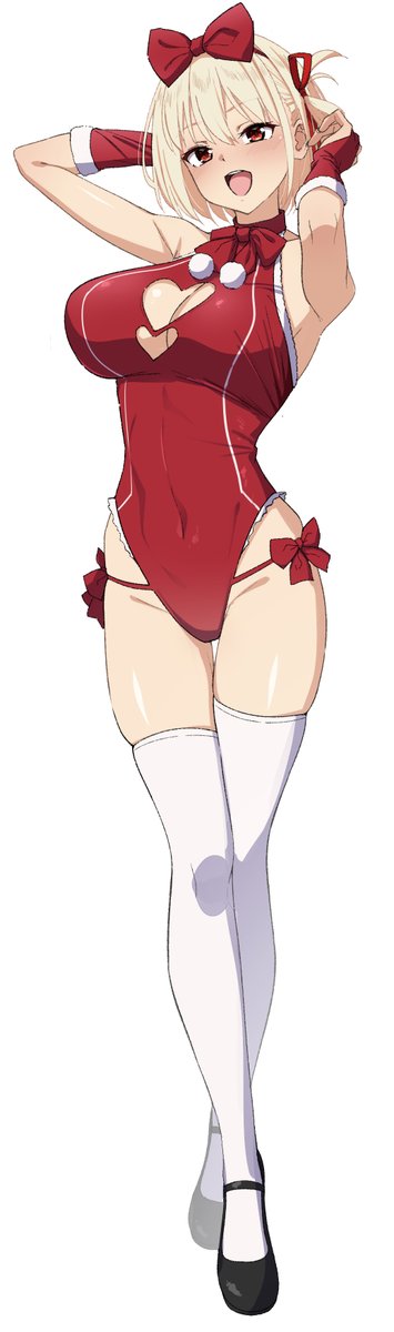 ハイレグサンタ千束🎅🎄
メリクリ～🎉 