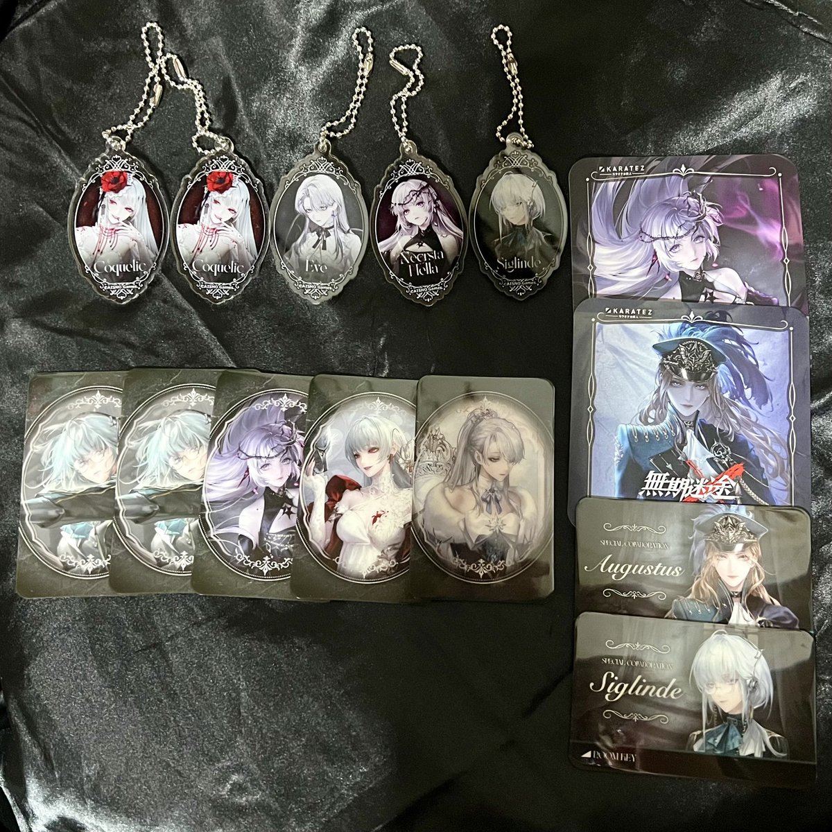 交換】無期迷途 カラオケの鉄人 缶バッジ ビジュアルカード アクリル