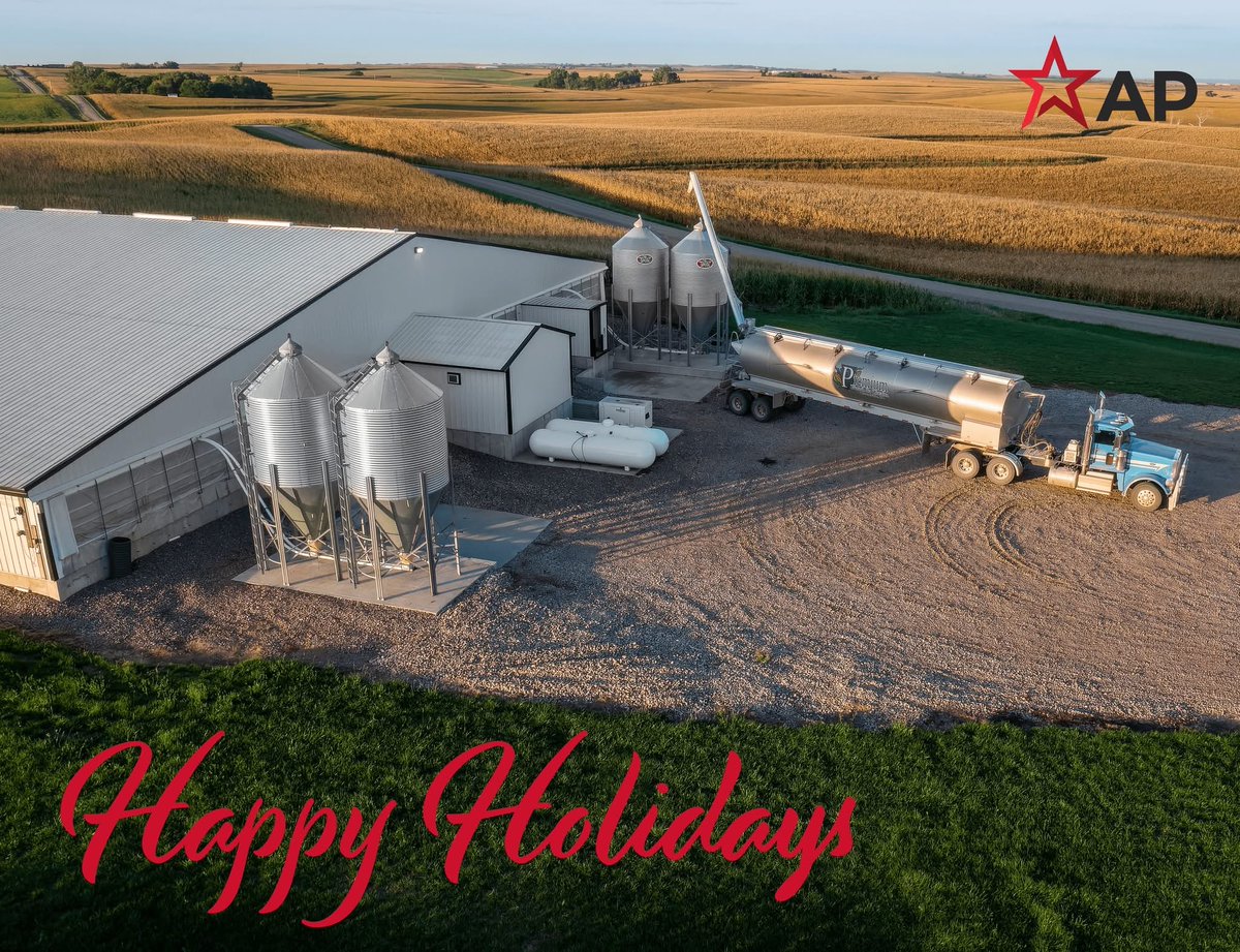 This holiday season, we’re thankful for the dedication and hard work of those who keep agriculture moving forward. From all of us at AP, we wish you a joyful holiday season and a bright year ahead.