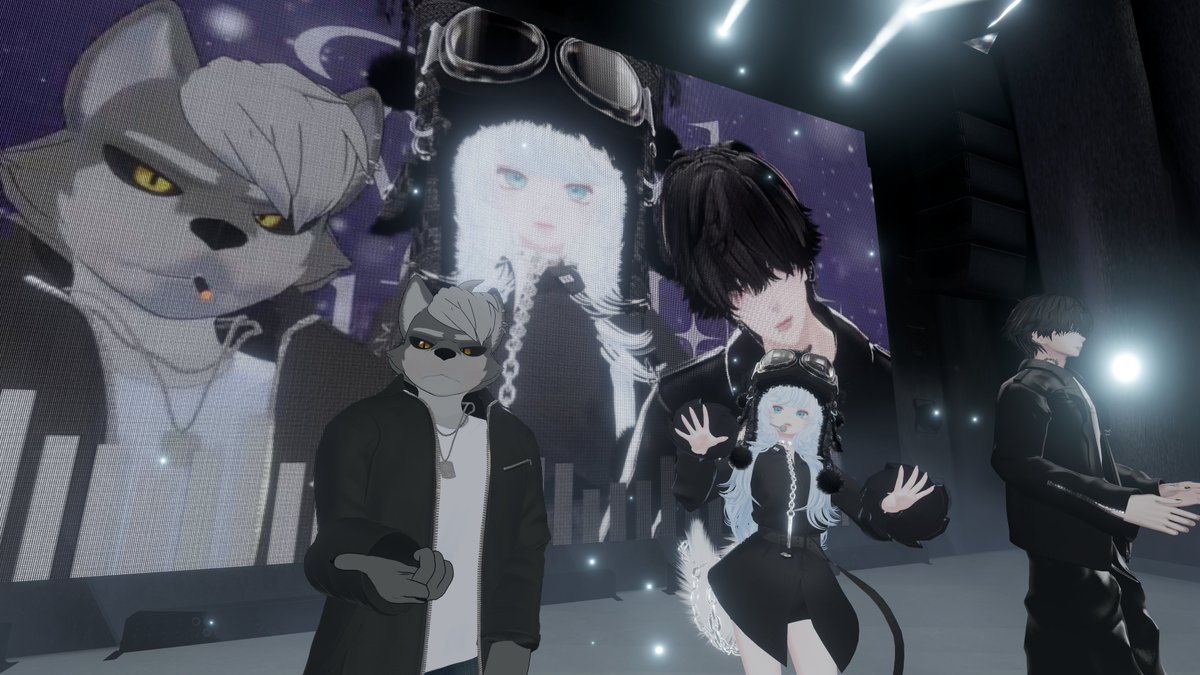 nameless_002_'s tweet photo. 12/23 #TwinkleShuffleUnit 第4巻
TwinkleShuffleUnit2組目!
三匹のわんちゃん達!!
#Milleneige #VRChat https://t.co/vSosqsAmRL
