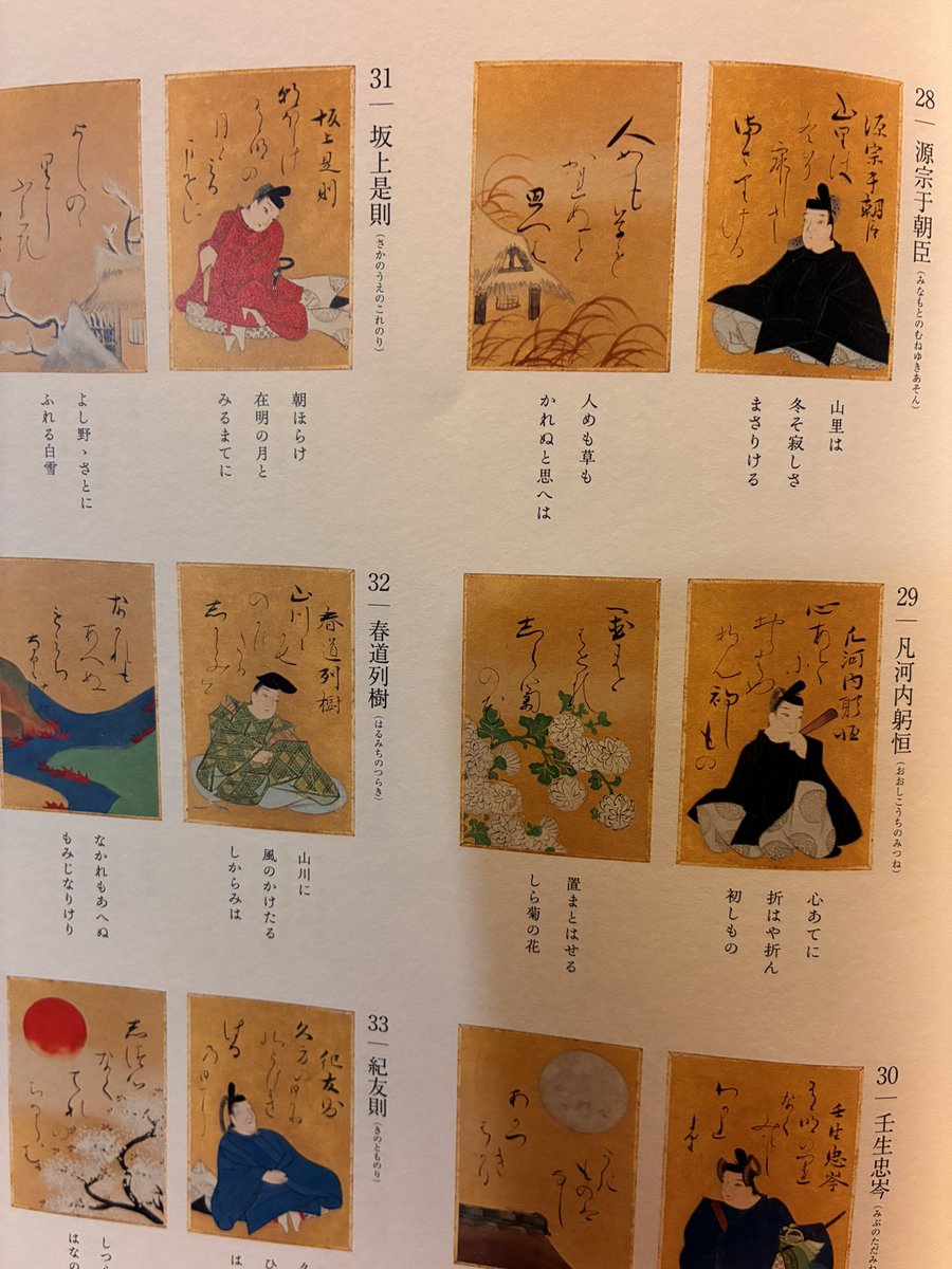 京都国立博物館で常設展の1コーナーで展示されてた光琳かるたとその