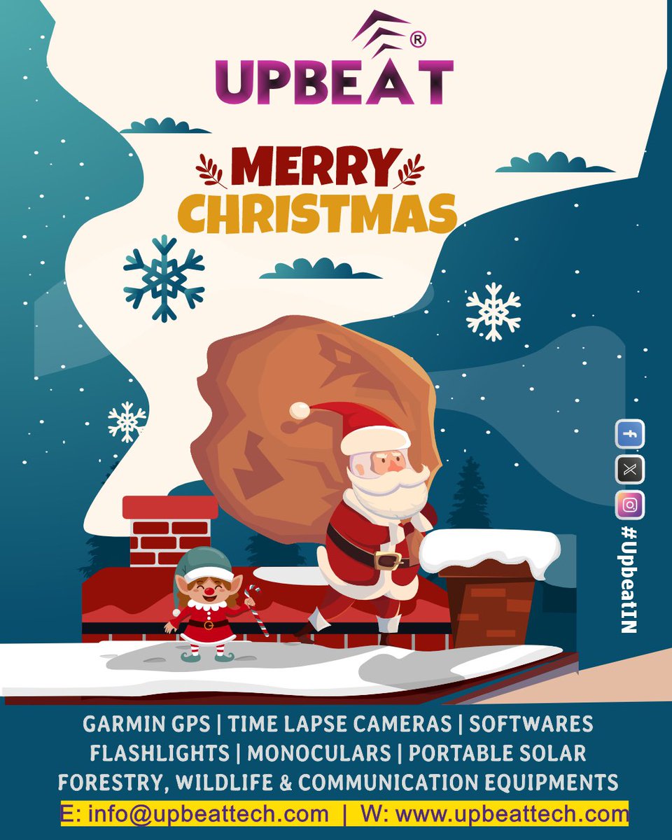 UpbeatIN's tweet photo. May the true spirit of Christmas shine in your heart and light your path. Merry Christmas to all!!!

#upbeatin #garmin #garmingps #Brinno #brinnotimelapse #timelapsecamera #timelapsevideo #india #cameratrap #TrapCamera #forestryequipment #wildlifeequipment #LaserRangefinder https://t.co/yc98bA6jtH
