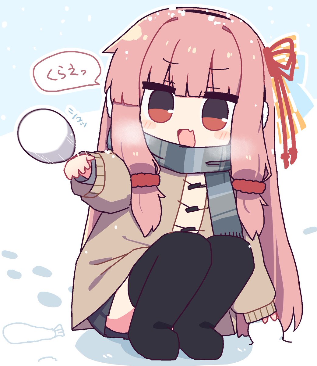 茜ちゃんに雪玉投げられたい願望⛄️