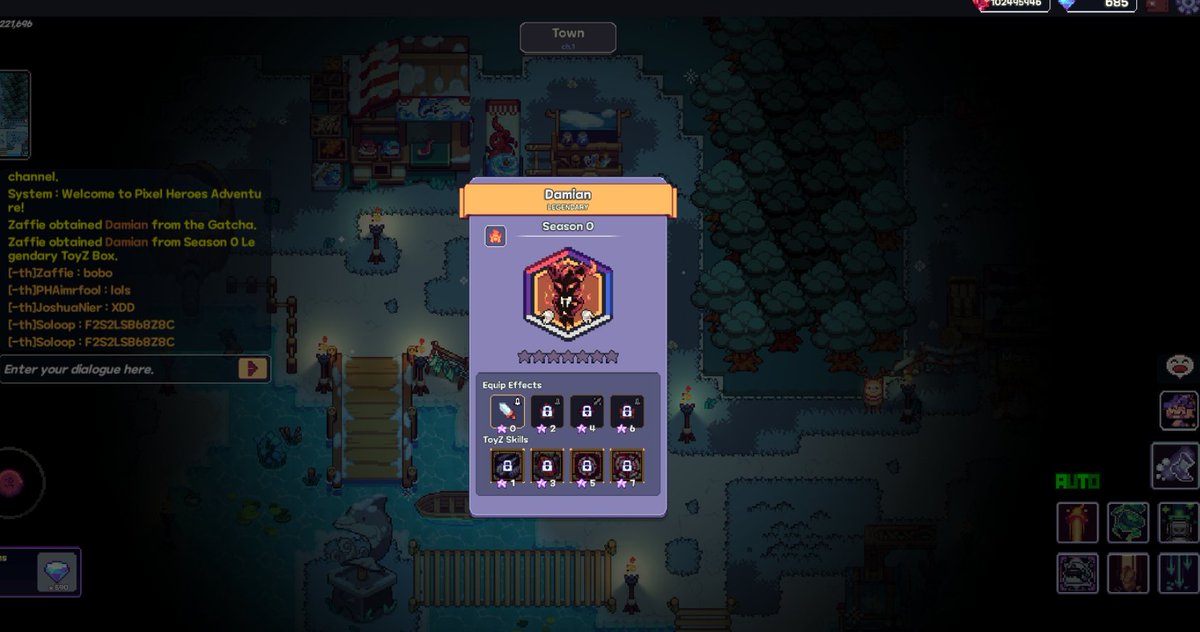 This new sets of season0 Toyz looks so premium FR!
glad I subs to the lifetime pass on it kekeke
<a href="/PixelHeroesMMO/">Pixel Heroes Adventure</a> #PHA