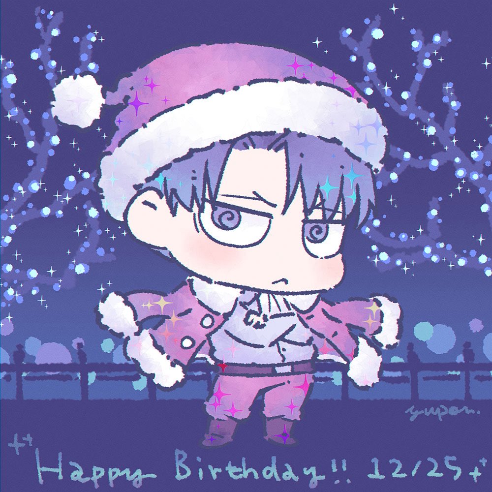 yupon2106's tweet photo. 兵長お誕生日おめでとうございます＆メリークリスマス！🎁🌲
#shingeki https://t.co/nATU5Tqb5k