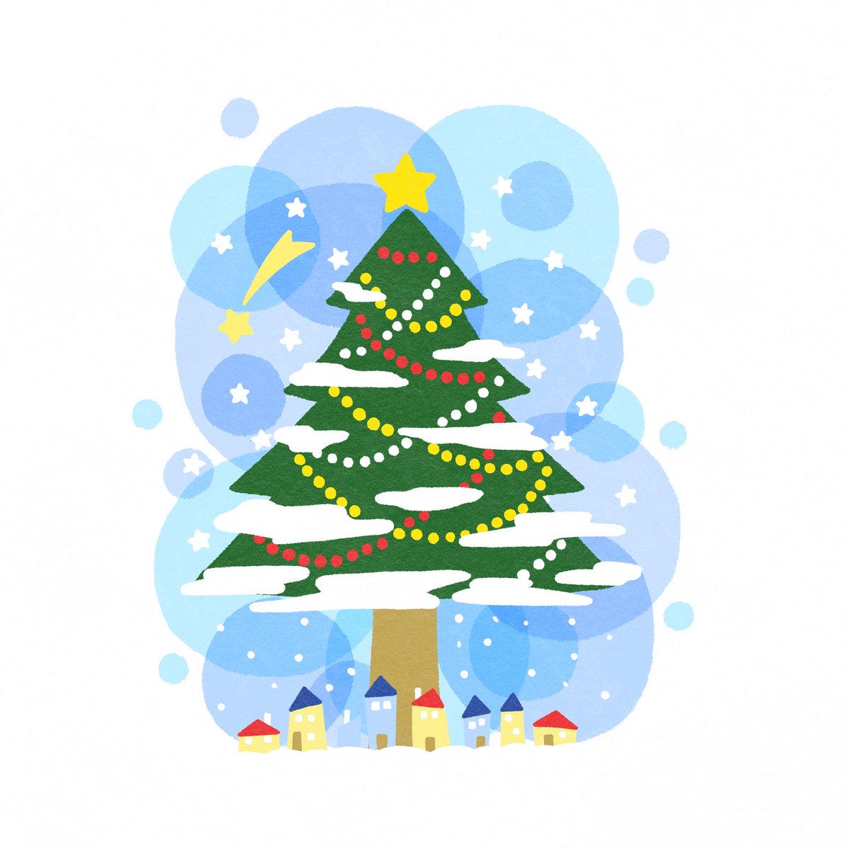NakaPond's tweet photo. メリークリスマス✨
大昔に描いたイラストをリメイク
素敵なクリスマスを

#クリスマス #クリスマスツリー #イラストレーション #イラストレーター #illustration #illustrator https://t.co/YXKiPeg4C3