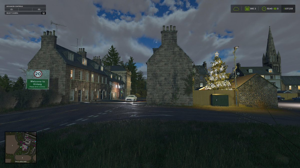 simoncbp's tweet photo. Merry Christmas @MrSealyp 
You were asking if there was a Christmas tree in #Kinlaig … #FS25 https://t.co/OpbFInZwob