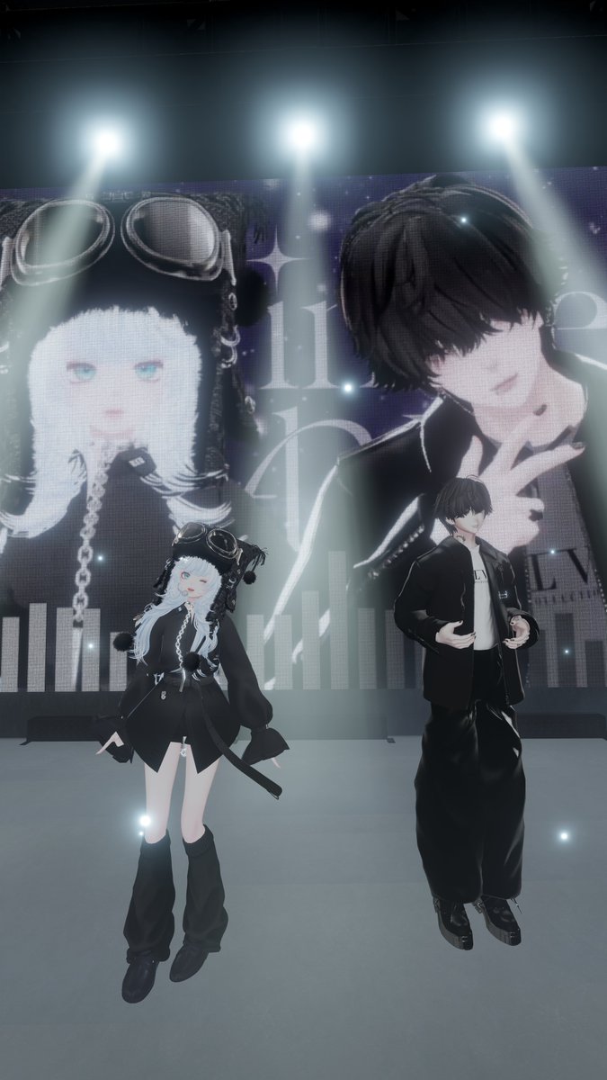nameless_002_'s tweet photo. デュオ!yukita×たくわんこさん!#TwinkleShuffleUnit #Milleneige #VRChat https://t.co/qWzelBsbTJ