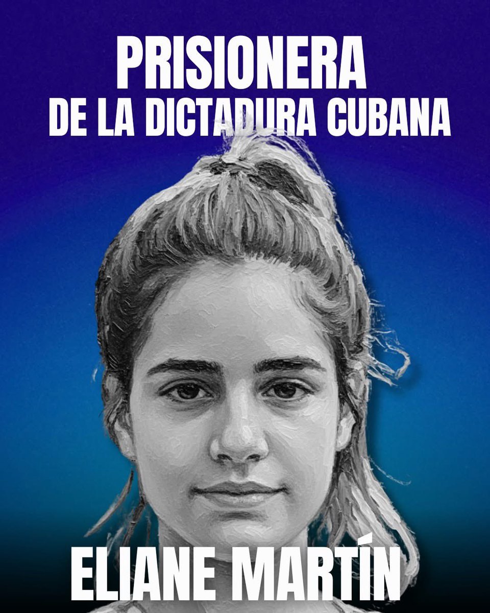 Cuba 🇨🇺 
Eliane Martín pasa su 1ª Navidad en prisión.

Tiene 16 años y está embarazada. Fue detenida sin tutela judicial tras las protestas del 17 de septiembre de 2025 en Puerto Padre, Las Tunas Cuba. Se desconoce dónde está ni cómo se encuentra. Sin garantías, sin información,