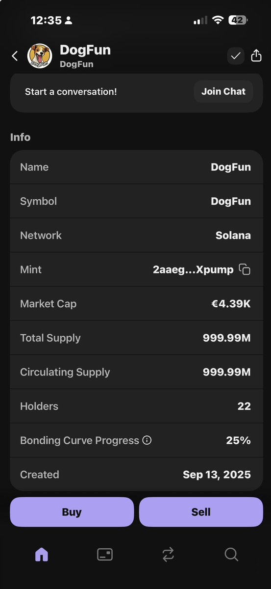 dogfun_'s tweet photo. This is DogFun right now โ early, small, and honest.
No paid shills, no raids, no admin games.
Built slow, built transparent, built to help animals.
#dogfun #lowcap #early #cryptoforgood #animallovers #memecoin https://t.co/1QoQaea1bD
