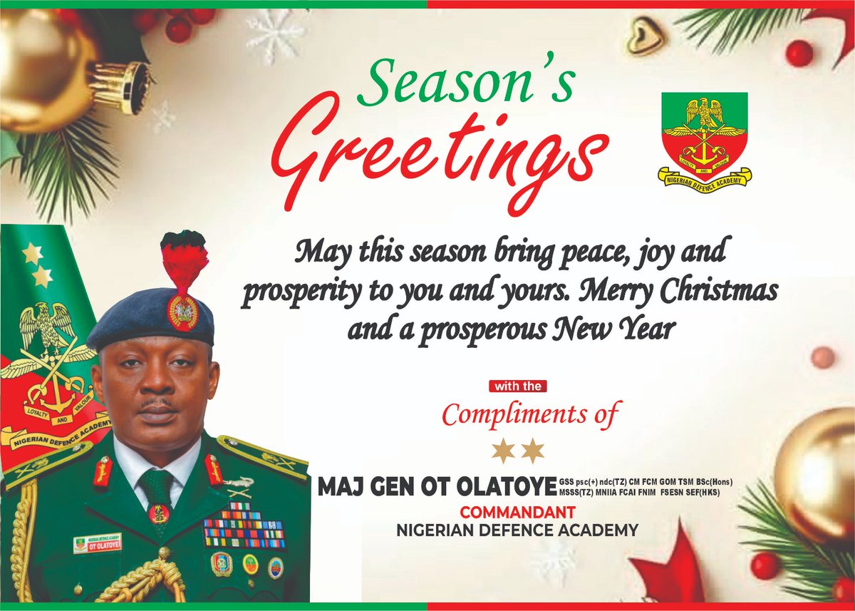 Nigerian Defence Academy tweet media