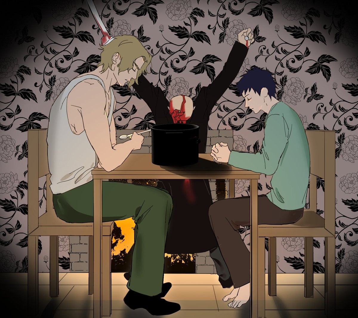 lividodevil's tweet photo. 이거 뭐 크리스마스용으로 그리겠다고 해놓고 그리다 던진.... 무언가의 #pavlevi https://t.co/qk5s7cltW9
