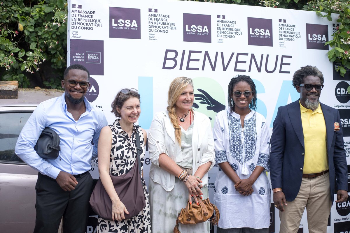 TobeGeraldine's tweet photo. Welcome Losa Maison des Arts, Kinshasa. https://t.co/s3EqYy71ld