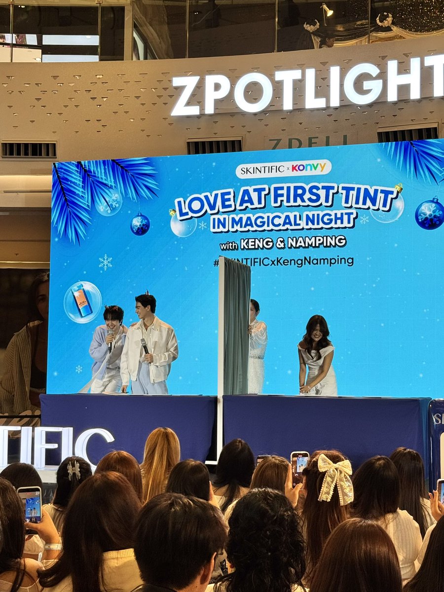 SkintificTH's tweet photo. ภาพบรรยากาศสุดพิเศษกับกิจกรรมภายในงาน SKINTIFIC X KENGNAMPING: Love at First Tint in Magical Night 🩵✨
#SKINTIFIC #SKINTIFICTH
#SKINTIFICxKengNamping #SKINTIFICxKONVY #LOVEATFIRSTTINT #KengNamping https://t.co/SJNL4hzA48