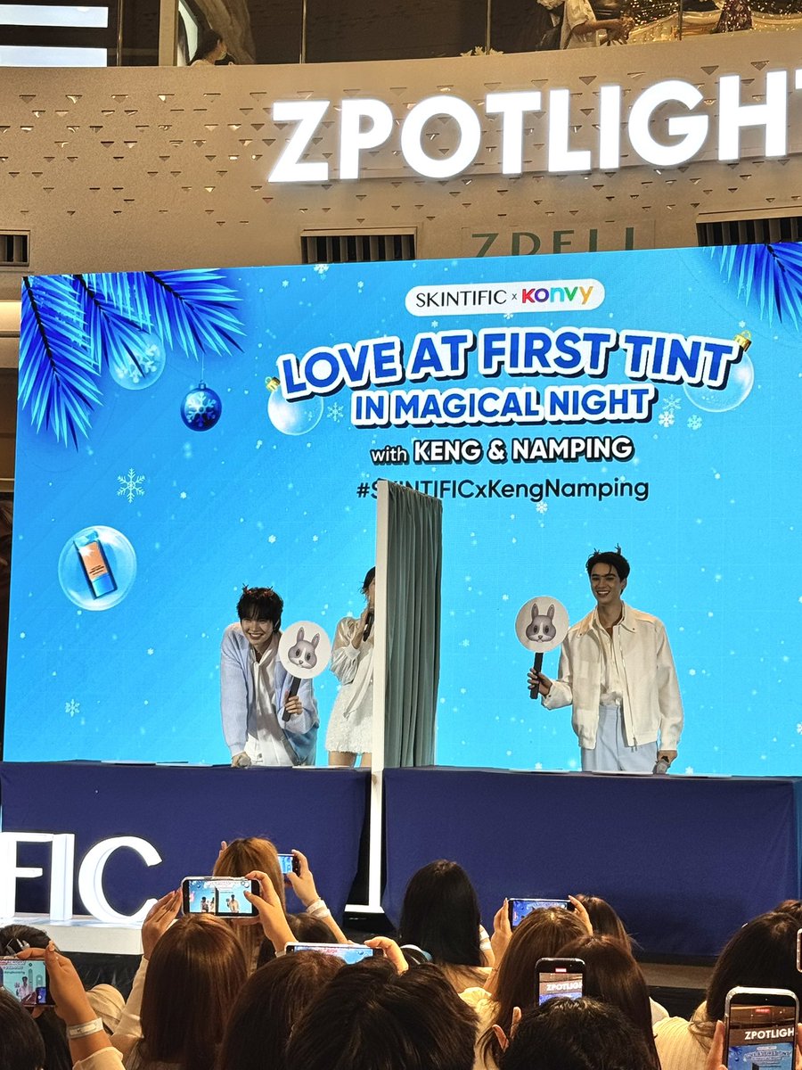 SkintificTH's tweet photo. ภาพบรรยากาศสุดพิเศษกับกิจกรรมภายในงาน SKINTIFIC X KENGNAMPING: Love at First Tint in Magical Night 🩵✨
#SKINTIFIC #SKINTIFICTH
#SKINTIFICxKengNamping #SKINTIFICxKONVY #LOVEATFIRSTTINT #KengNamping https://t.co/SJNL4hzA48