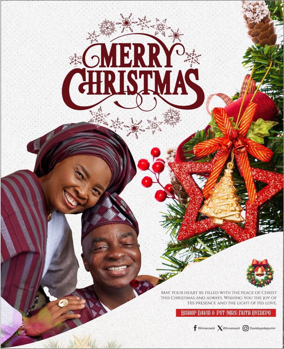 WinnersWLD's tweet photo. Today, we celebrate the greatest gift ever given: Jesus Christ, the Light of the world.
May His love fill your heart, His peace rule your home, and His joy overflow in every moment.

"For unto us a child is born, unto us a son is given: and the government shall be upon his shoulder: and his name shall be called Wonderful, Counseller, The mighty God, The everlasting Father, The Prince of Peace."

Wishing you a Christmas filled with joy, hope, peace, love, and divine encounters