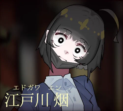 「レン高山にて」26日まで10%OFFです! ちなみにメインキャラの名前とデザインにはそれぞれモチーフがあります。なんだか分かるかな? #レン高山にて #indiegame