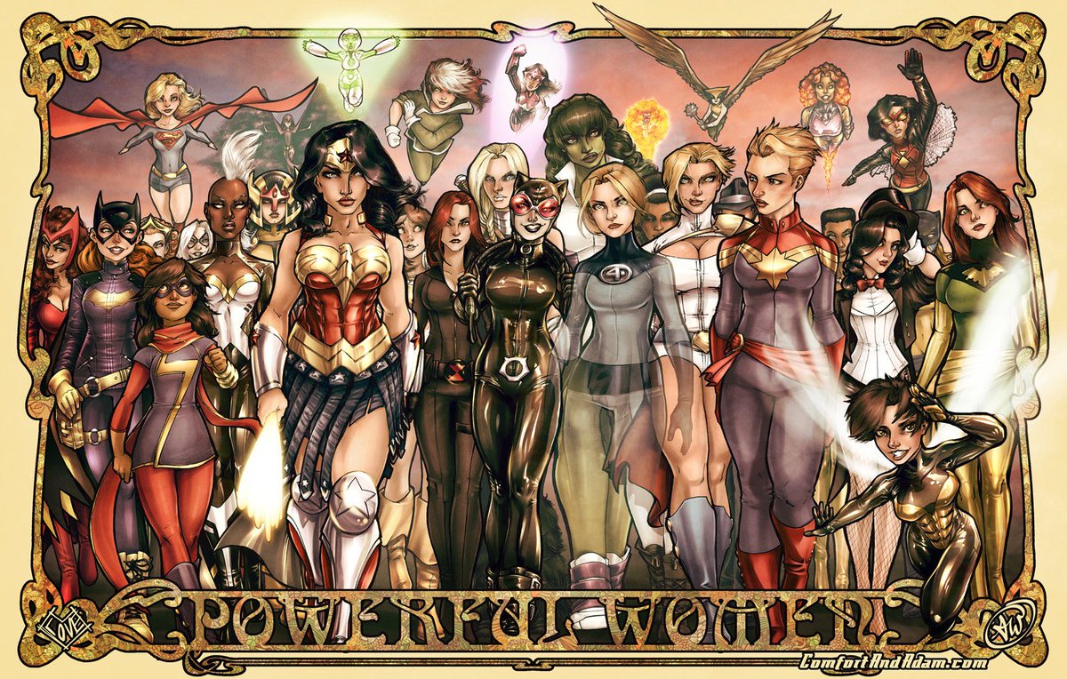 MARVEL & DC Women Daily tweet media