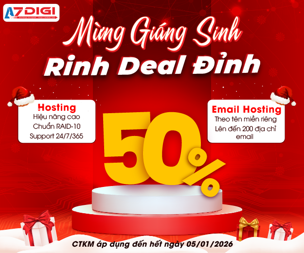thanhphongphp's tweet photo. AZDIGI – Mừng Giáng Sinh – Rinh Deal Đỉnh: Giảm đến 50%
https://t.co/SoboX7mYyn https://t.co/fZ3NHIPExp